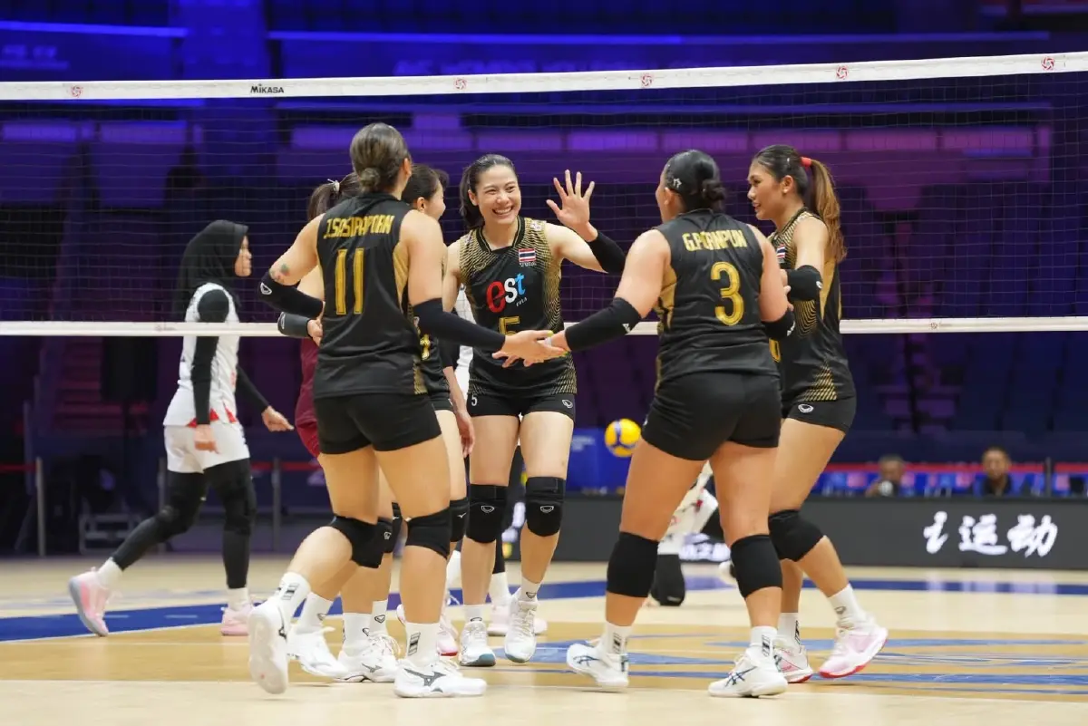 LIVE ถ่ายทอดสดวอลเลย์บอลหญิง 'ไทย พบ คาซัคสถาน' ชิงแชมป์เอเชีย 2026