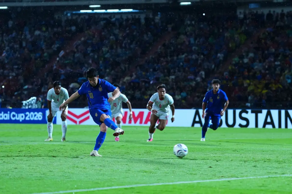 ผลบอล ทีมชาติไทย ชนะ เมียนมา 2-0 ลิ่วรอบรองฯ ชิงแชมป์อาเซียน 2026