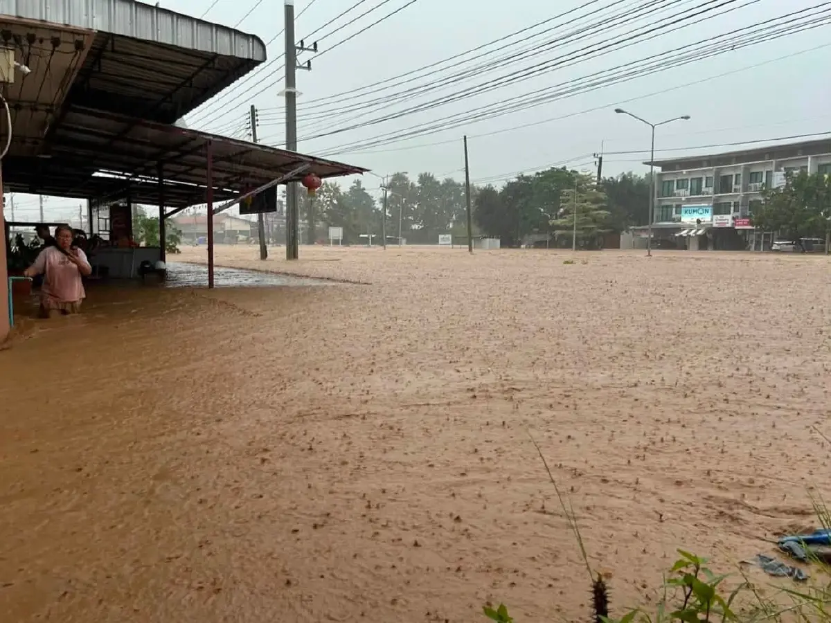 พิกัดมวลน้ำน่านจ่อทะลัก เมือง-เวียงสา เขื่อนสิริกิติ์แบกหนัก 98%
