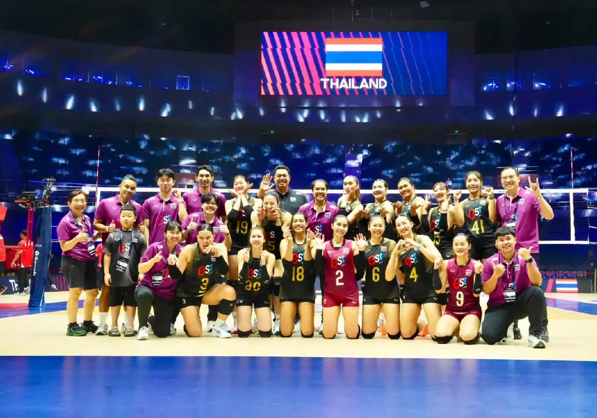 LIVE ถ่ายทอดสดวอลเลย์บอลหญิง 'ไทย พบ คาซัคสถาน' ชิงแชมป์เอเชีย 2026