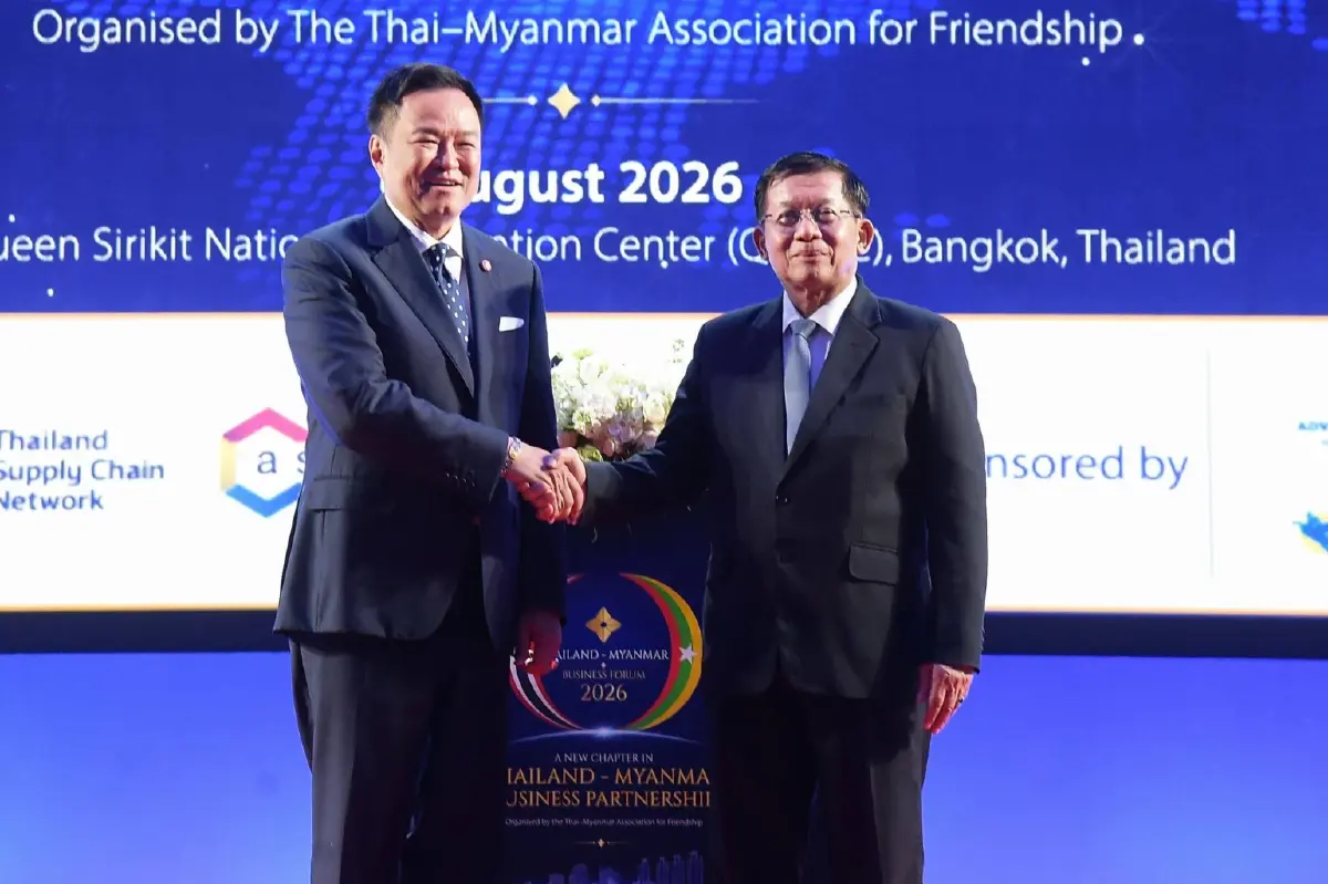 ‘อนุทิน-มิน อ่อง หล่าย’ เปิดเวทีธุรกิจไทย-เมียนมา ชูบทใหม่ความร่วมมือ ดันโอกาสลงทุน-การค้า 2 ประเทศ