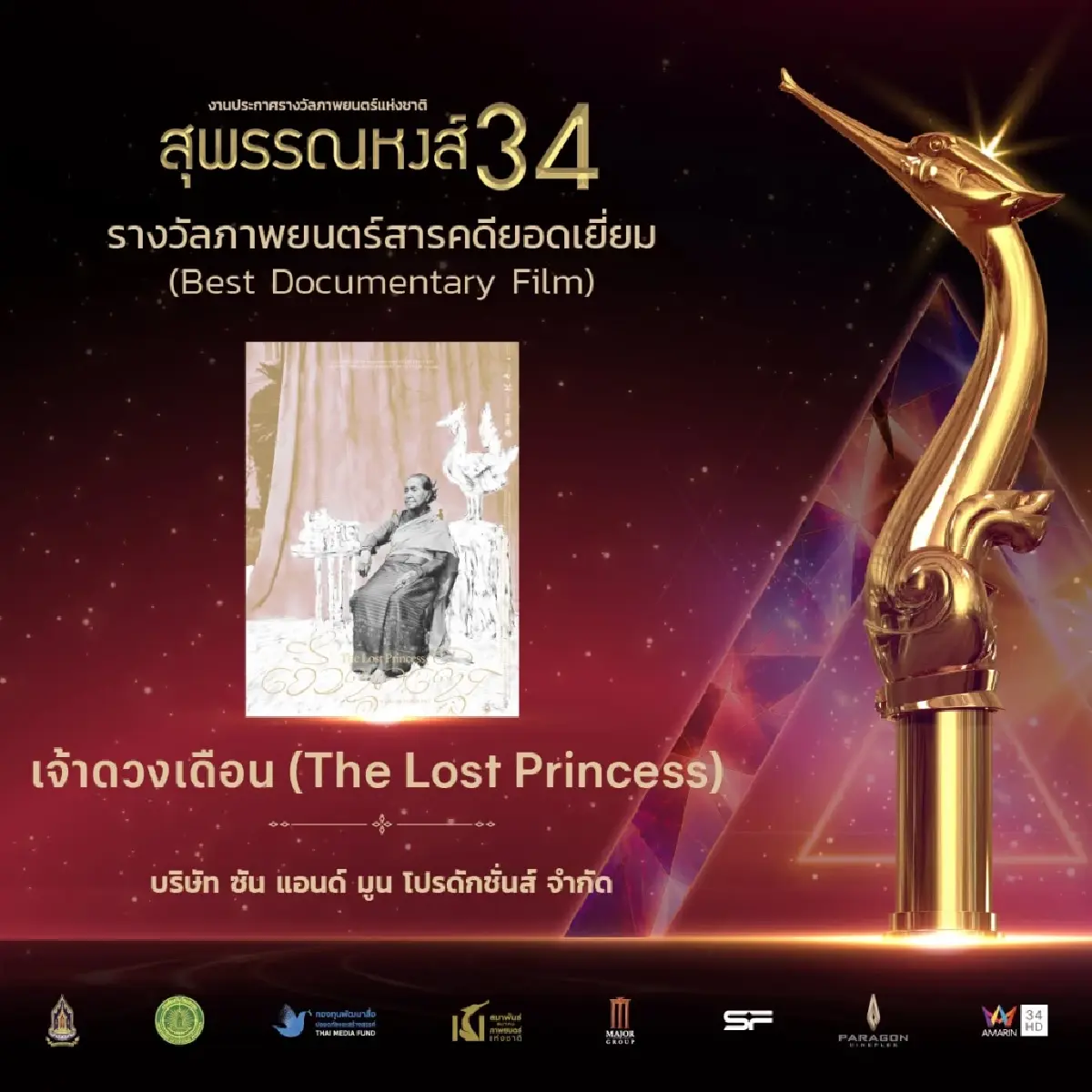 “ผีใช้ได้ค่ะ” คว้า 10 รางวัลสุพรรณหงส์ รวมถึง ภาพยนตร์ยอดเยี่ยม