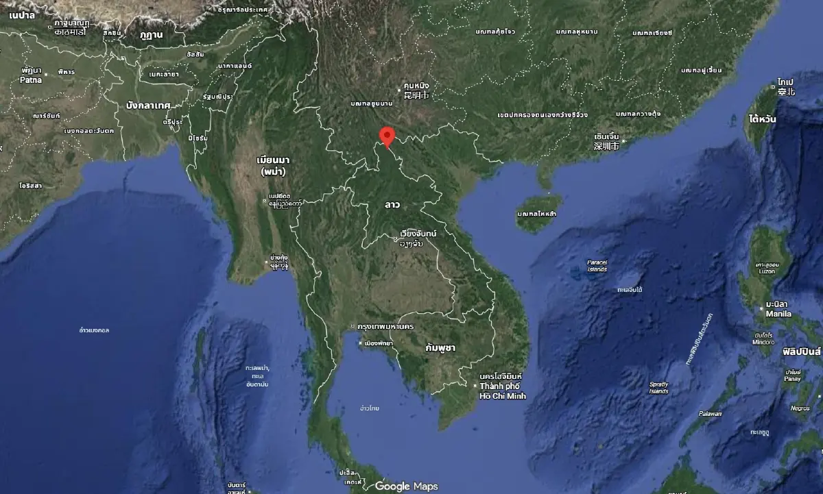 สะเทือนรับรุ่งสาง แผ่นดินไหวลาว ขนาด 4.3 ห่างไทย ฝั่งเชียงราย 283 กม.