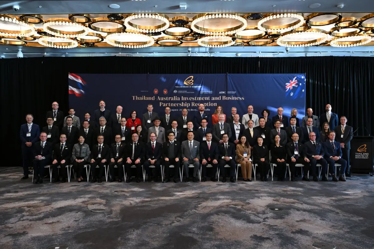 อนุทินประกาศวิสัยทัศน์ดึงลงทุน กล่อม 70 นักธุรกิจออสเตรเลีย ลงทุนไทย