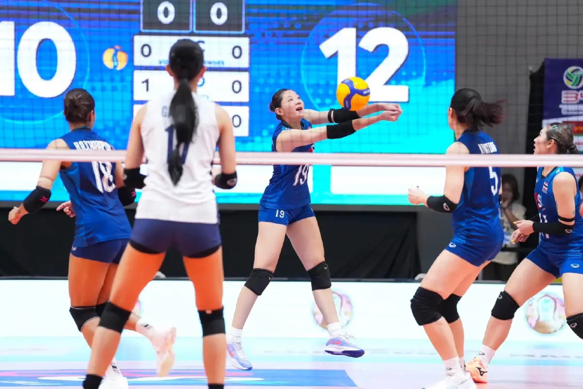 ถ่ายทอดสดวอลเลย์บอลหญิง 'ทีมชาติไทย พบ อินโดนีเซีย' SEA V Cup 2026