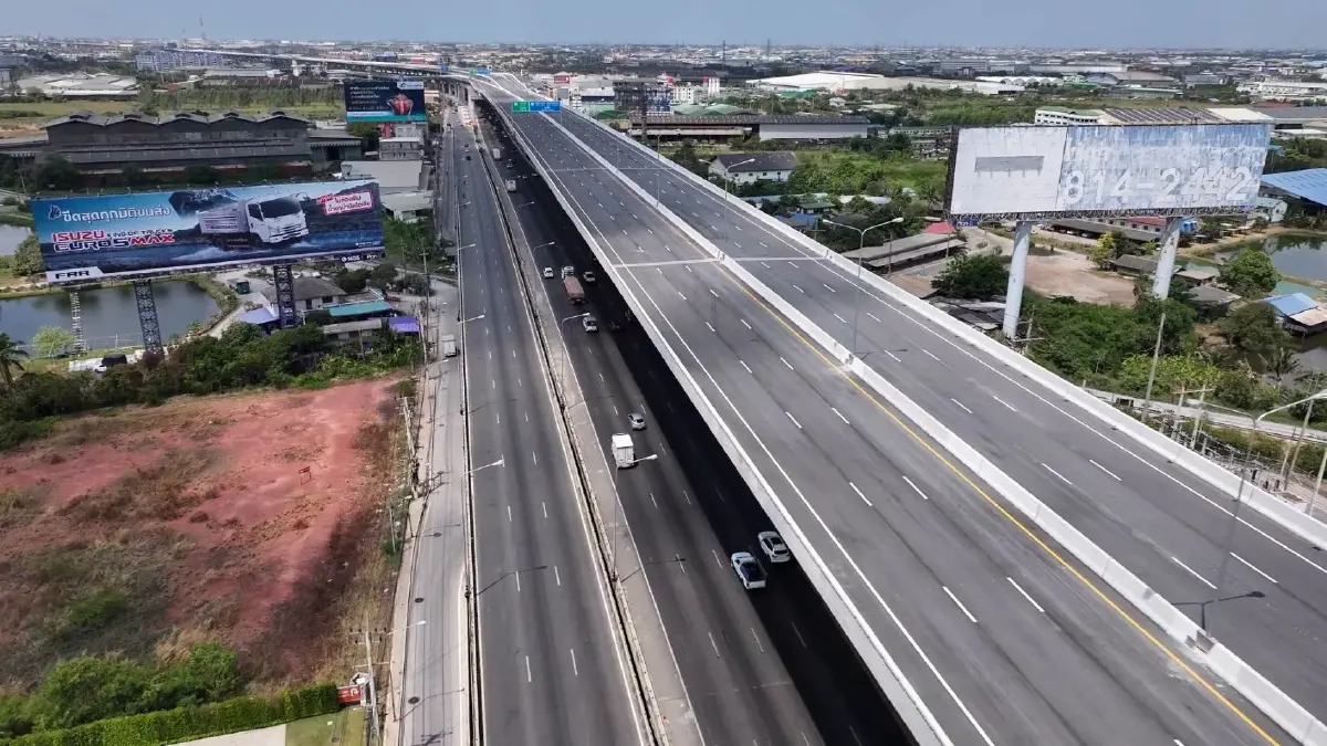 เปิดวิ่งฟรี ศุกร์นี้ มอเตอร์เวย์ M82 บนถนนพระราม 2 ตลอดสาย 25 กม.