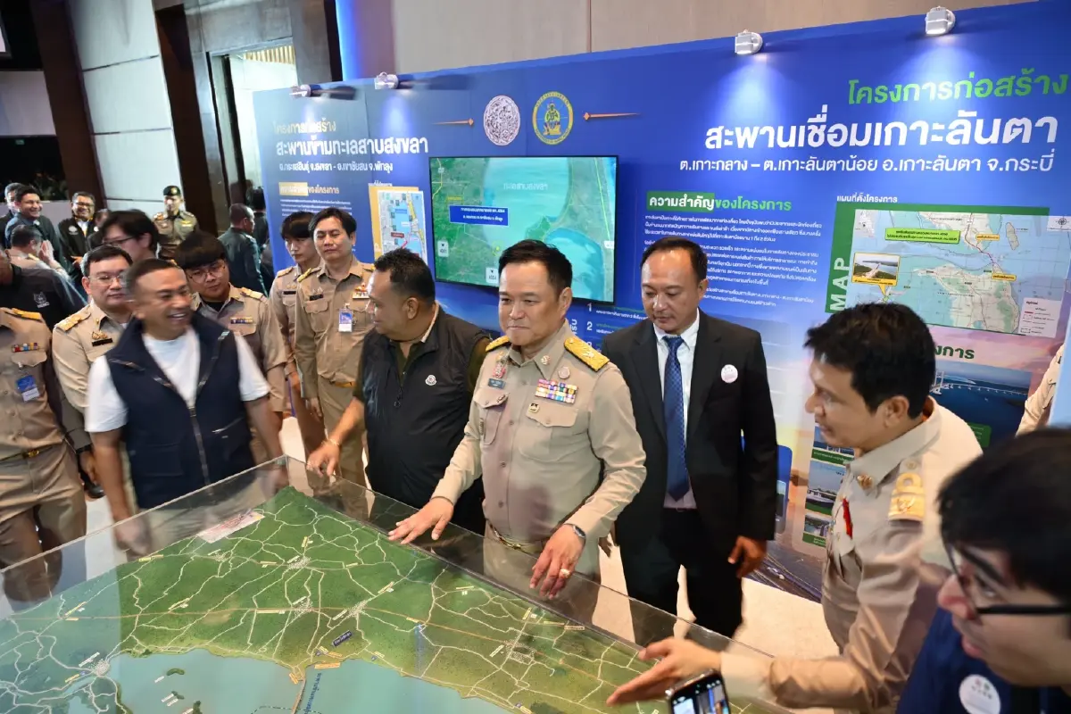 ดีเดย์ 31 ส.ค.69 ลงนามสร้าง 2 สะพานเชื่อมทะเลใต้ ‘อนุทิน’ ขีดเส้นเปิดปี 72