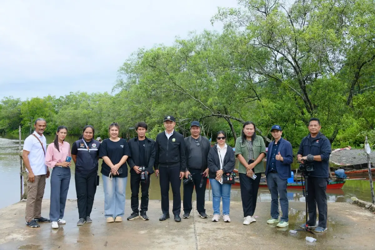 กรมชลฯ พาสื่อสัญจรลงพื้นที่ 'คลองดุสน–คลองท่าจีน' เจาะแนวทางบรรเทาน้ำท่วมเมืองสตูล