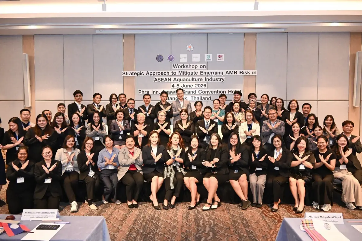 'กรมประมง' การันตีสัตว์น้ำไทยปลอดภัย ไร้เชื้อดื้อยา เข้ม GAP คุมมาตรฐาน