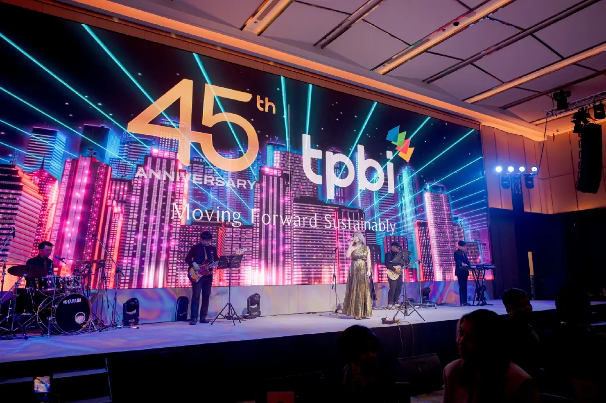 TPBI ฉลอง 45 ปี ประกาศเดินหน้าสู่ความยั่งยืน ภายใต้แนวคิด “Moving Forward Sustainably”