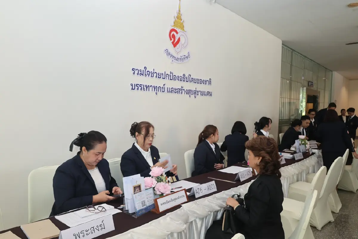 กรมพระศรีสวางควัฒน ทรงรับการทูลเกล้าฯ ถวายเงิน 'กองทุนหทัยทิพย์'