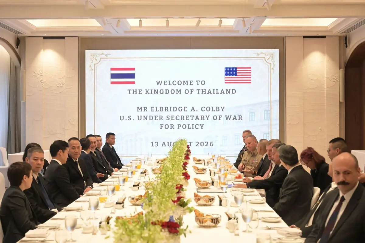 'รมช.กระทรวงสงครามสหรัฐ' พบ'นายกฯ- อดุลย์' กระชับสัมพันธ์ ก่อนเยือน กัมพูชา