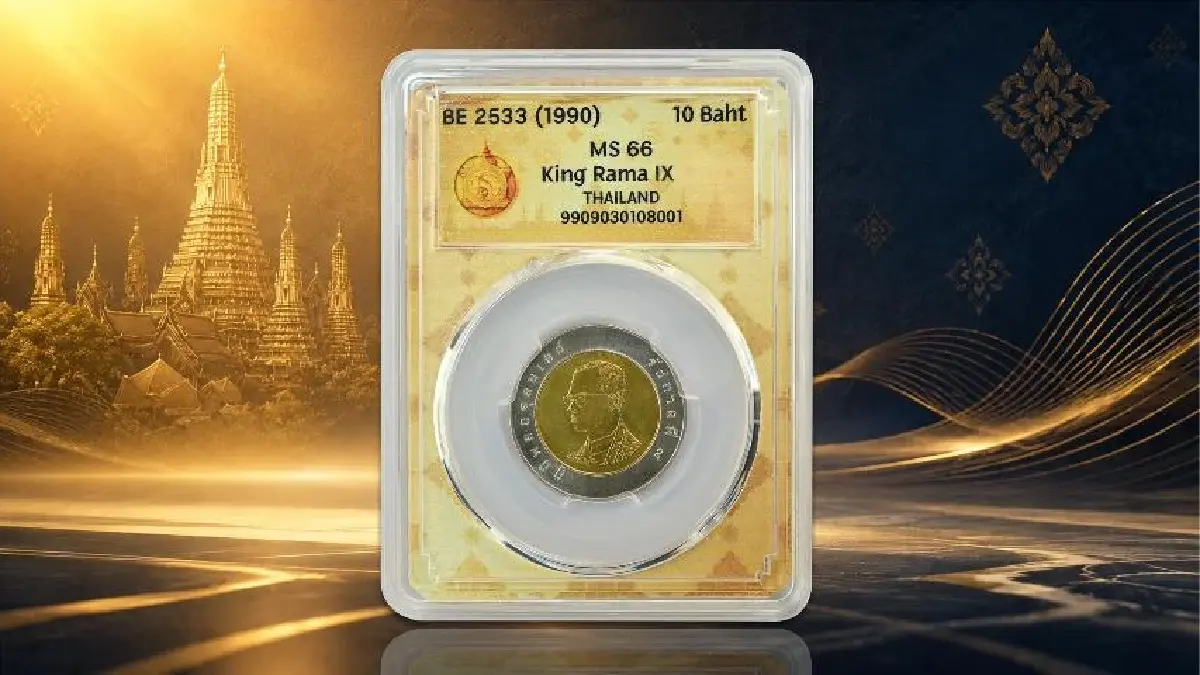 กรมธนารักษ์ เปิดประมูลเหรียญกษาปณ์หายาก พ.ศ.2533 เริ่ม 24 ส.ค.69
