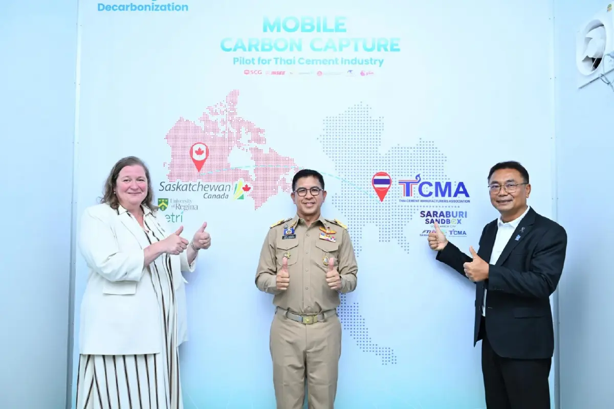 ไม่กรีนอยู่ยาก TCMA ผนึกแคนาดา เทสระบบดักคาร์บอนจริง นำทัพปูนไทยบุก