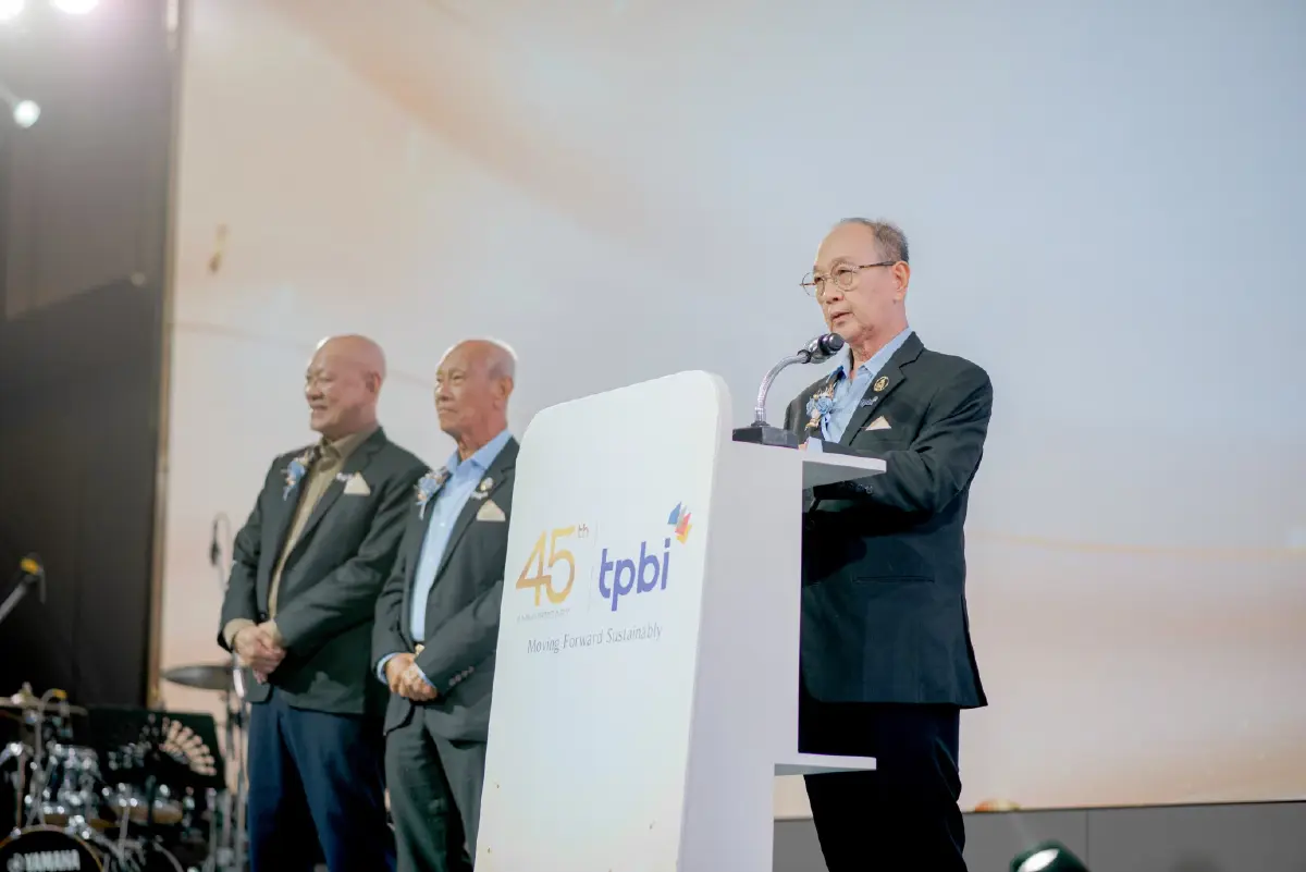 TPBI ฉลอง 45 ปี ประกาศเดินหน้าสู่ความยั่งยืน ภายใต้แนวคิด “Moving Forward Sustainably”