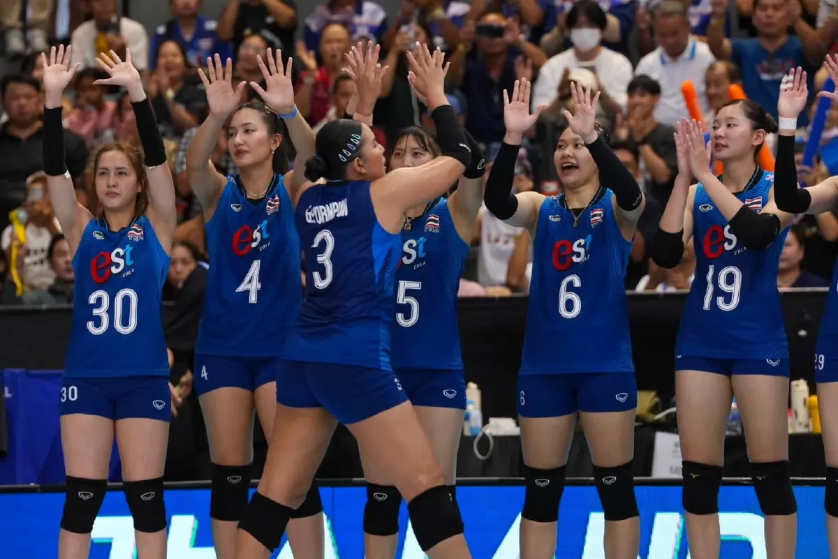 ถ่ายทอดสดวอลเลย์บอลหญิง 'ทีมชาติไทย พบ อินโดนีเซีย' SEA V Cup 2026