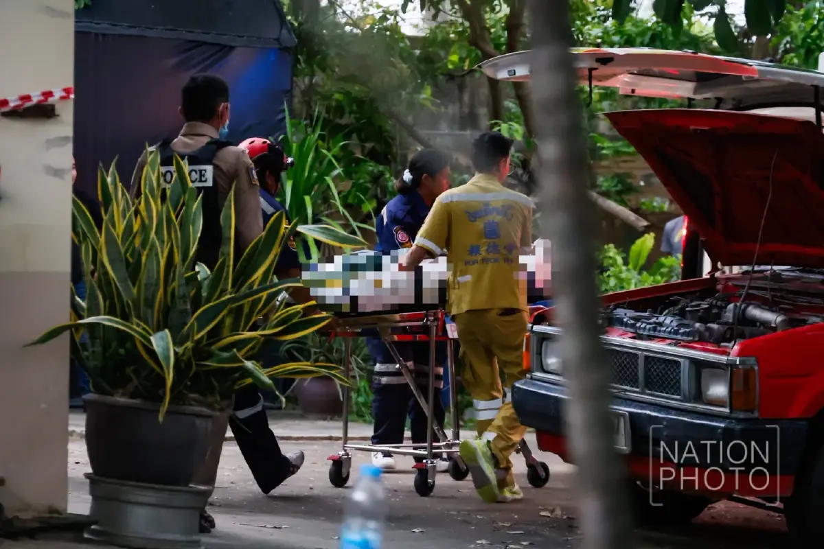 สลด! พบศพ "ปู่-ย่า" ในบ้านเด็ก 14 กราดยิง รร.เทพศิรินทร์ นนทบุรี