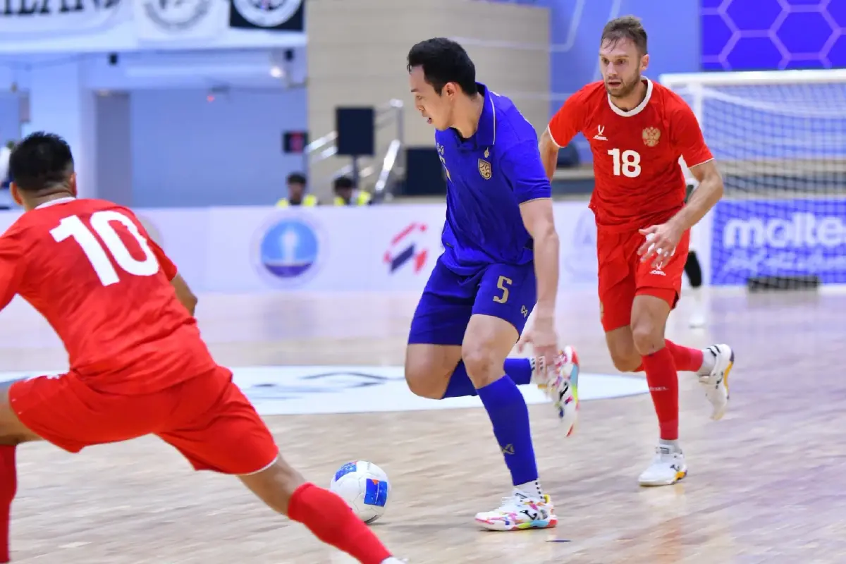 ฟุตซอลไทย พ่าย รัสเซีย 1-7 จบอันดับ 3 ศึกคอนติเนนทัล ฟุตซอล 2026