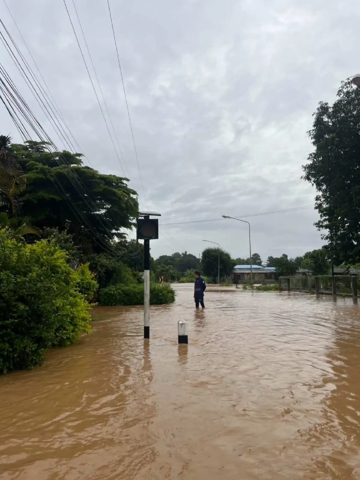 เชียงรายน้ำป่าไหลหลาก อ.ดอยหลวง กรมอุตุฯ เตือน เหนือฝนตกซ้ำ 60%