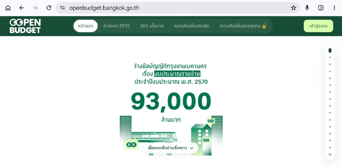 'ชัชชาติ' ชวนติดตามงบ 70 กทม. ย้ำต้องโปร่งใส-ตอบสังคมได้