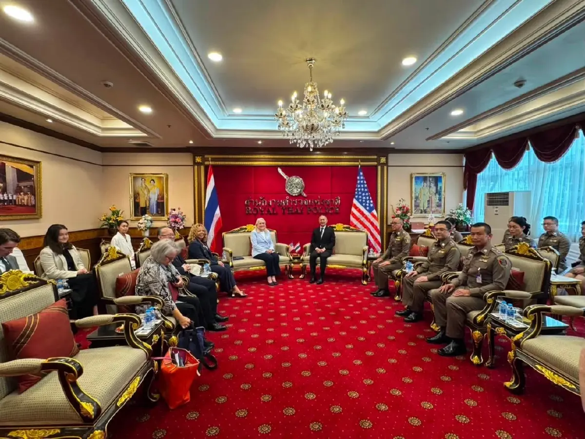 2 สส.สหรัฐฯ ถก ตร.ไทย ลุยแก๊งหลอกลวงออนไลน์ กระทบชาวอเมริกัน