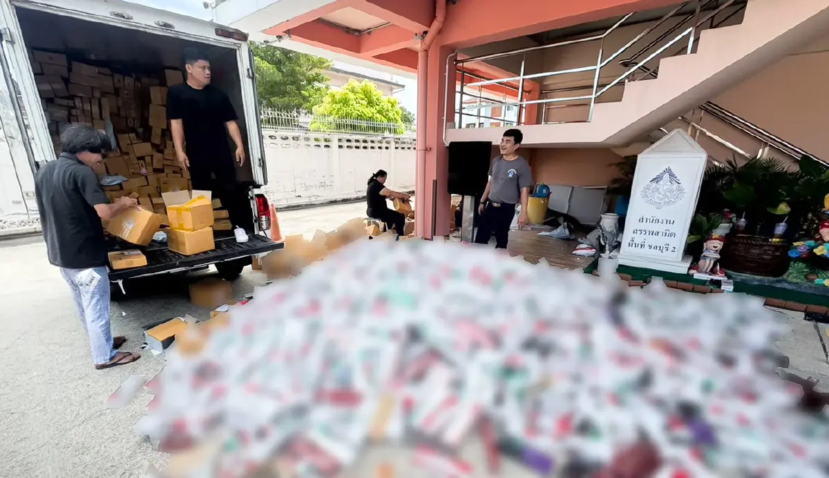 ‘สรรพสามิต’ ลุยปราบบุหรี่เถื่อนข้ามแดน สกัดลักลอบส่งน้ำมัน 6 หมื่นลิตร