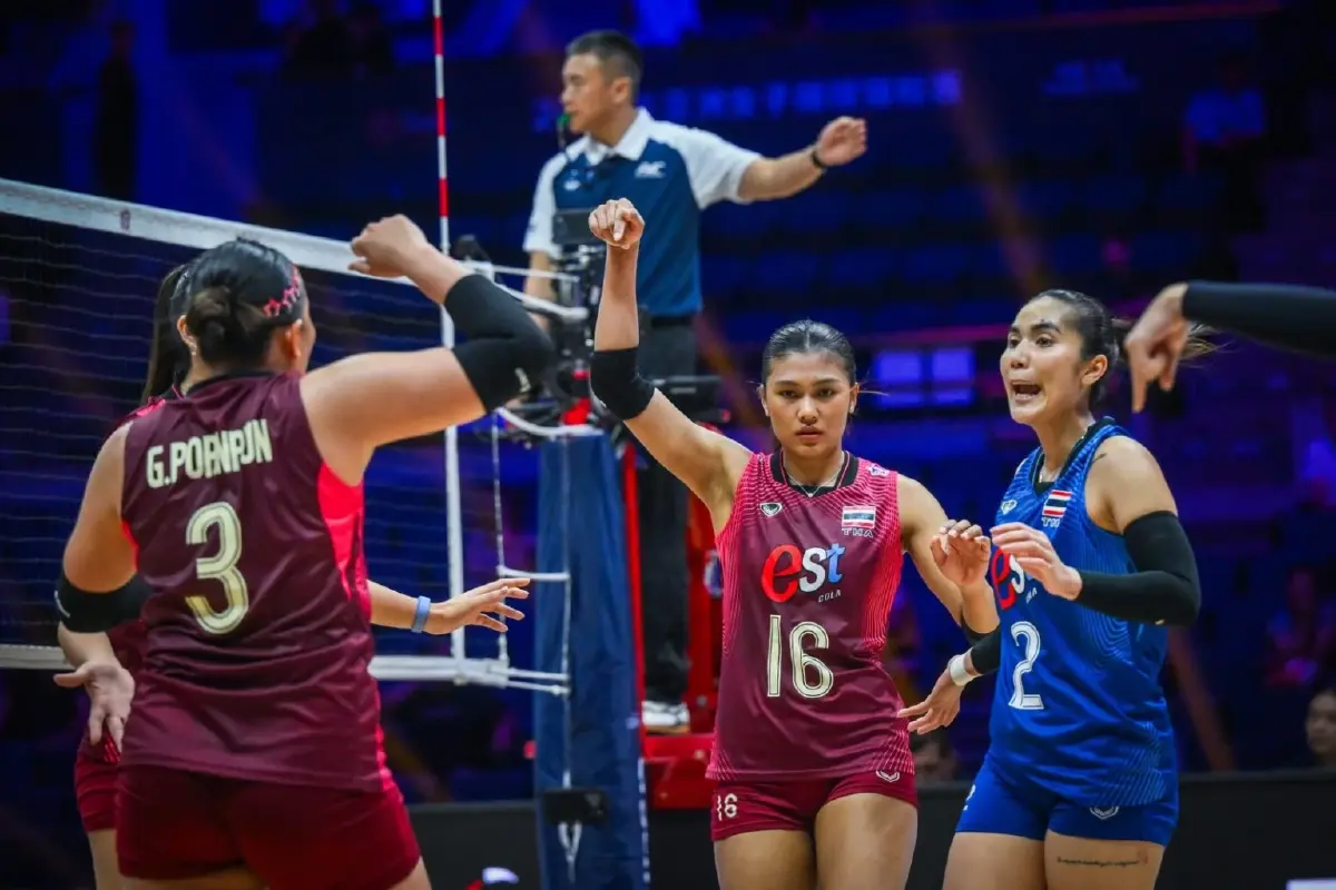 LIVE ถ่ายทอดสดวอลเลย์บอลหญิง ทีมชาติไทย พบ เกาหลีใต้ ชิงแชมป์เอเชีย 2026