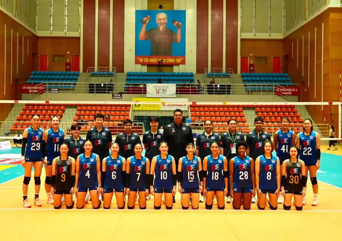 ถ่ายทอดสดวอลเลย์บอลหญิง ทีมชาติไทย พบ ฟิลิปปินส์ SEA V Cup 2026 ดูสด