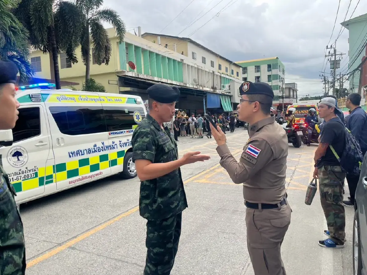 ทหารกองทัพภาค 1 จัดระเบียบพื้นที่กราดยิงรร.เทพศิรินทร์ นนทบุรี
