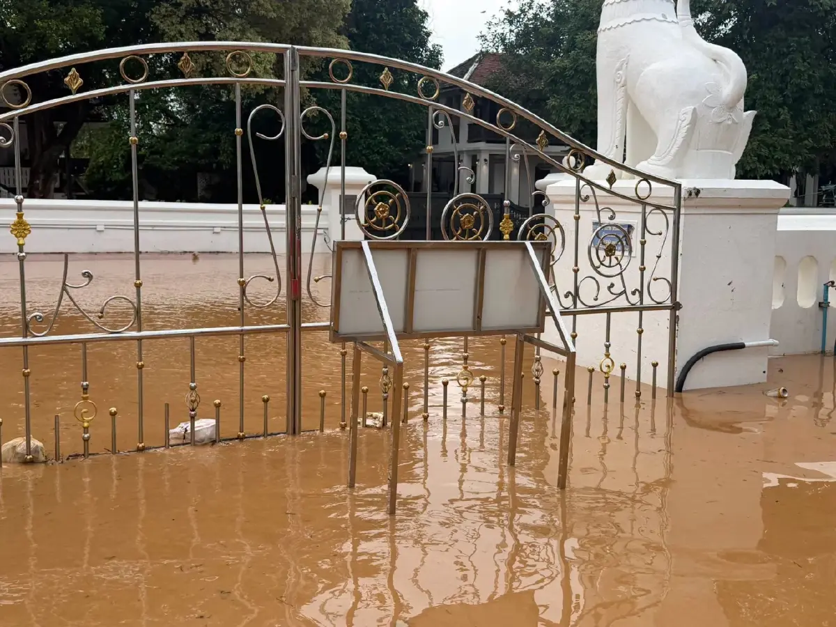 น้ำท่วมน่าน 2569 มวลน้ำทะลักเข้า 'วัดภูมินทร์' เตือนเหนือ รับมือฝนซ้ำ