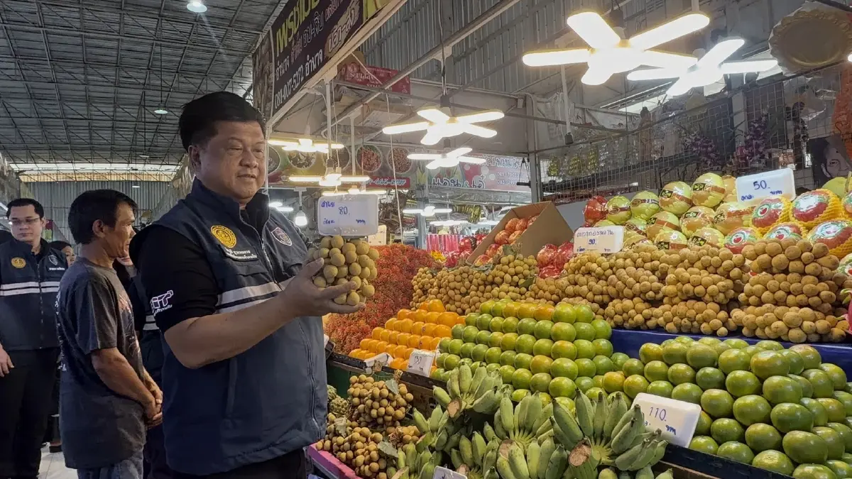 กรมการค้าภายใน ลุยตรวจตลาดรับ 'วันสารทจีน' หมู-ไก่-ผัก-ผลไม้ราคาปกติ