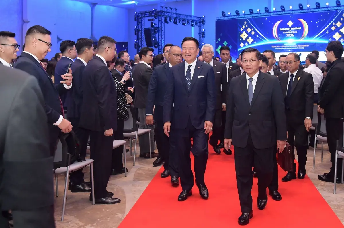 ‘อนุทิน-มิน อ่อง หล่าย’ เปิดเวทีธุรกิจไทย-เมียนมา ชูบทใหม่ความร่วมมือ ดันโอกาสลงทุน-การค้า 2 ประเทศ