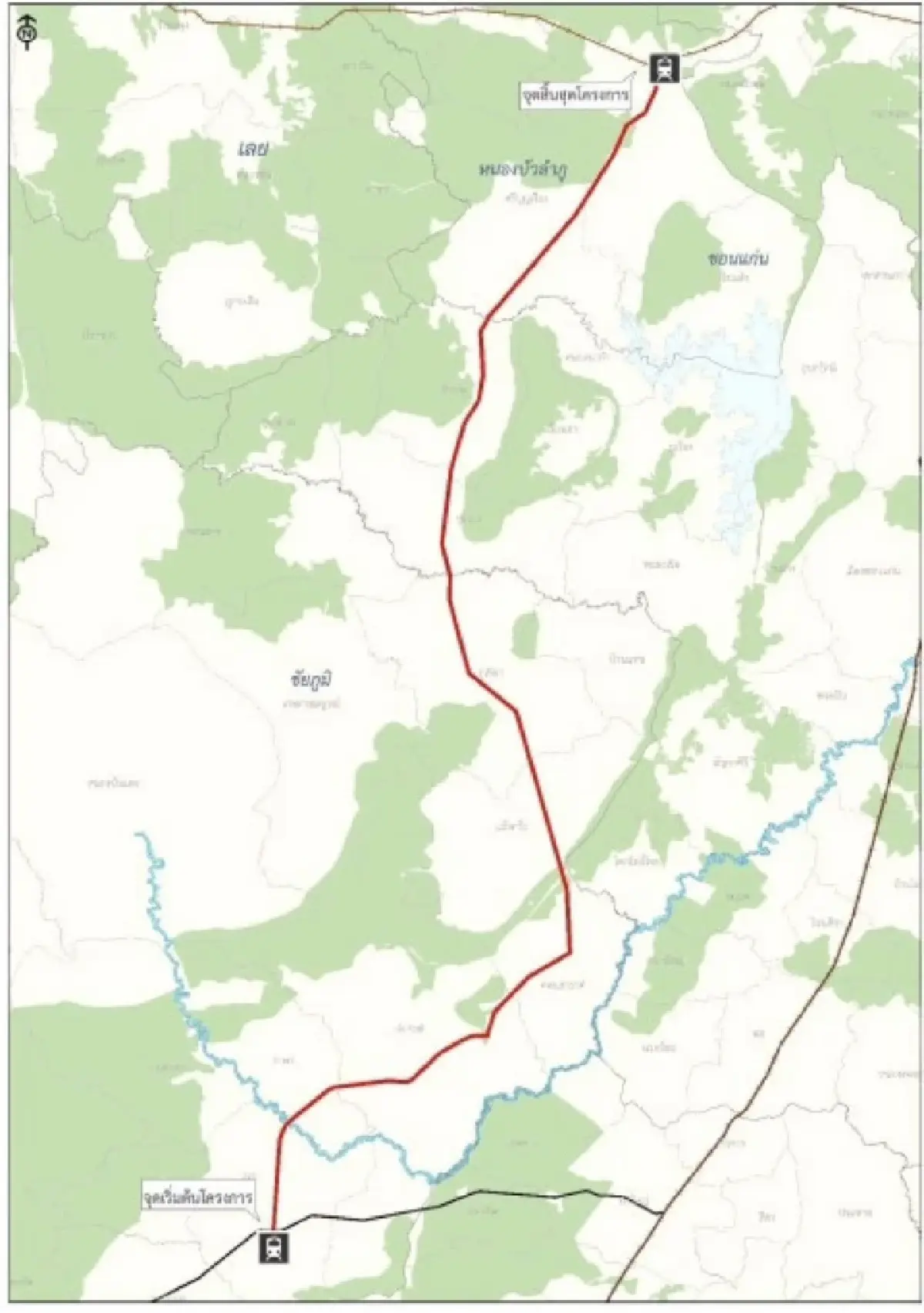 ส่องแนวเส้นทาง 'รถไฟสายใหม่' เชื่อมขนส่ง East - West Corridor