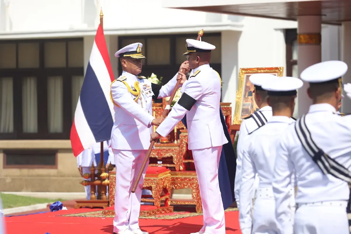 ผบ.ทร.คนใหม่ รับมอบหน้าที่  ประกาศ 'รบต้องชนะ' ปรับทัพรับภัยยุคใหม่