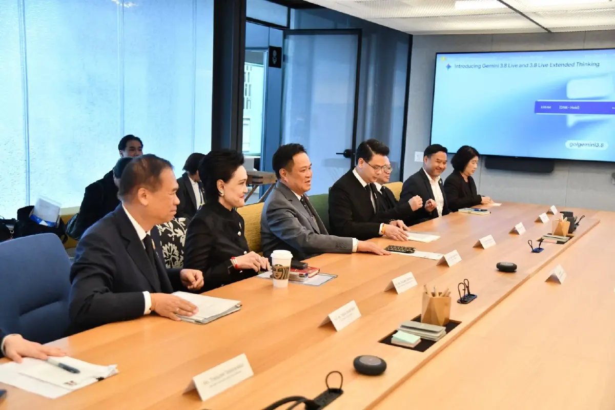 'อนุทิน' จับมือผู้บริหาร 'Google' พัฒนามาตรฐาน 'Data Center 'ในไทย