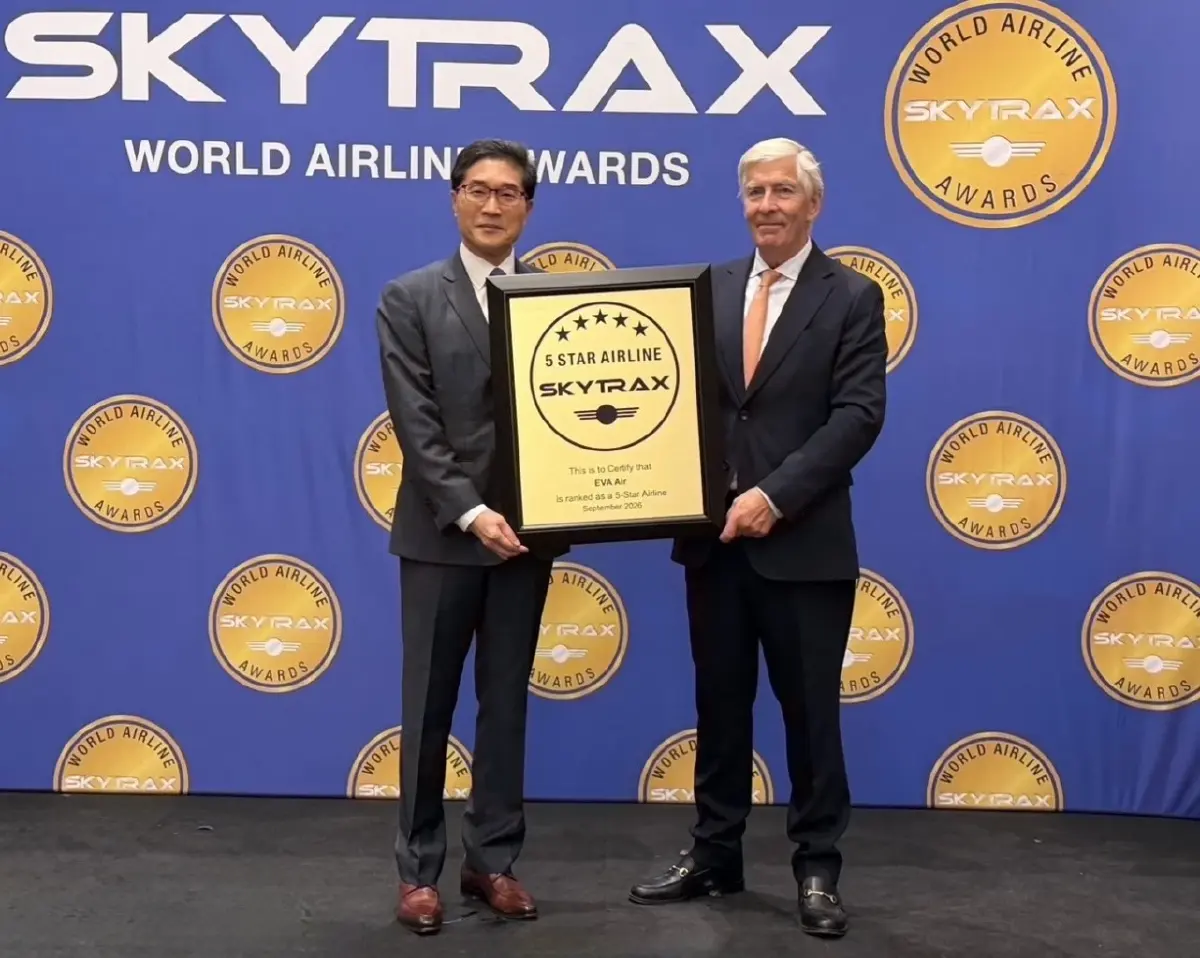 EVA Air คว้า 3 รางวัลอันดับ 1 จาก SKYTRAX World Airline Awards 2026