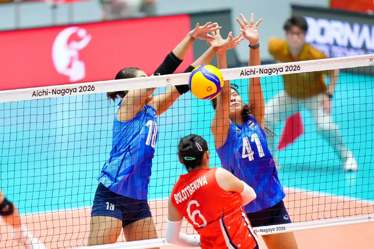 ฟอร์มดุ ตบสาวไทย ทุบ คีร์กีซสถาน 3-0 คว้าตั๋ว 8 ทีม เอเชียนเกมส์ 2026