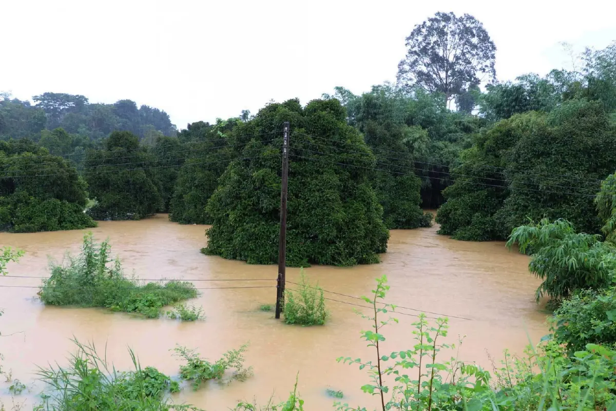 ฝนตกหนัก! ปภ. เตือนด่วน 'บ่อไร่-เขาสมิง' จ.ตราด เตรียมรับมือน้ำท่วม