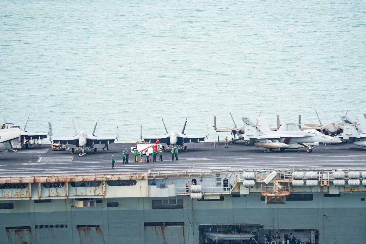 USS Abraham Lincoln เทียบท่าไทย หลังเสร็จสู้รบ 286 วัน พัทยา จัดใหญ่ต้อนรับ
