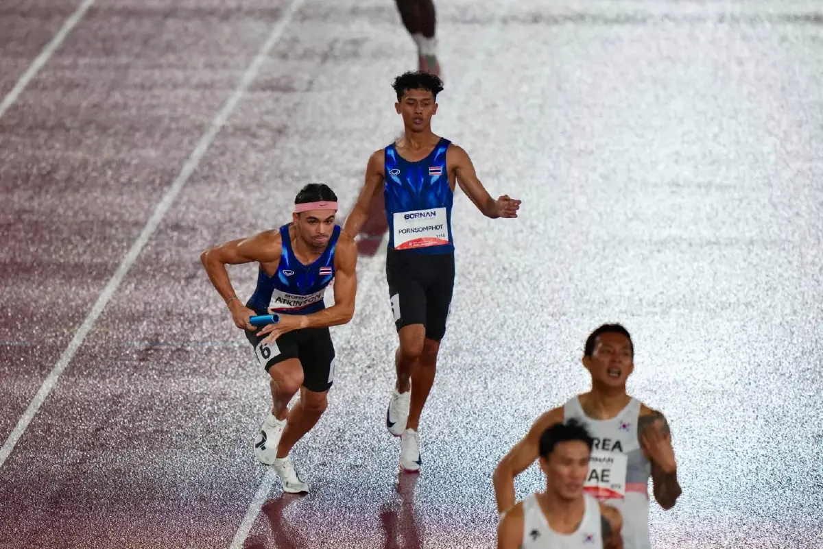 ดูสด 'จอชชัว' นำกรีฑาไทย วิ่งผลัด 4x400 เมตร ชิงเหรียญทอง เอเชียนเกมส์ 2026