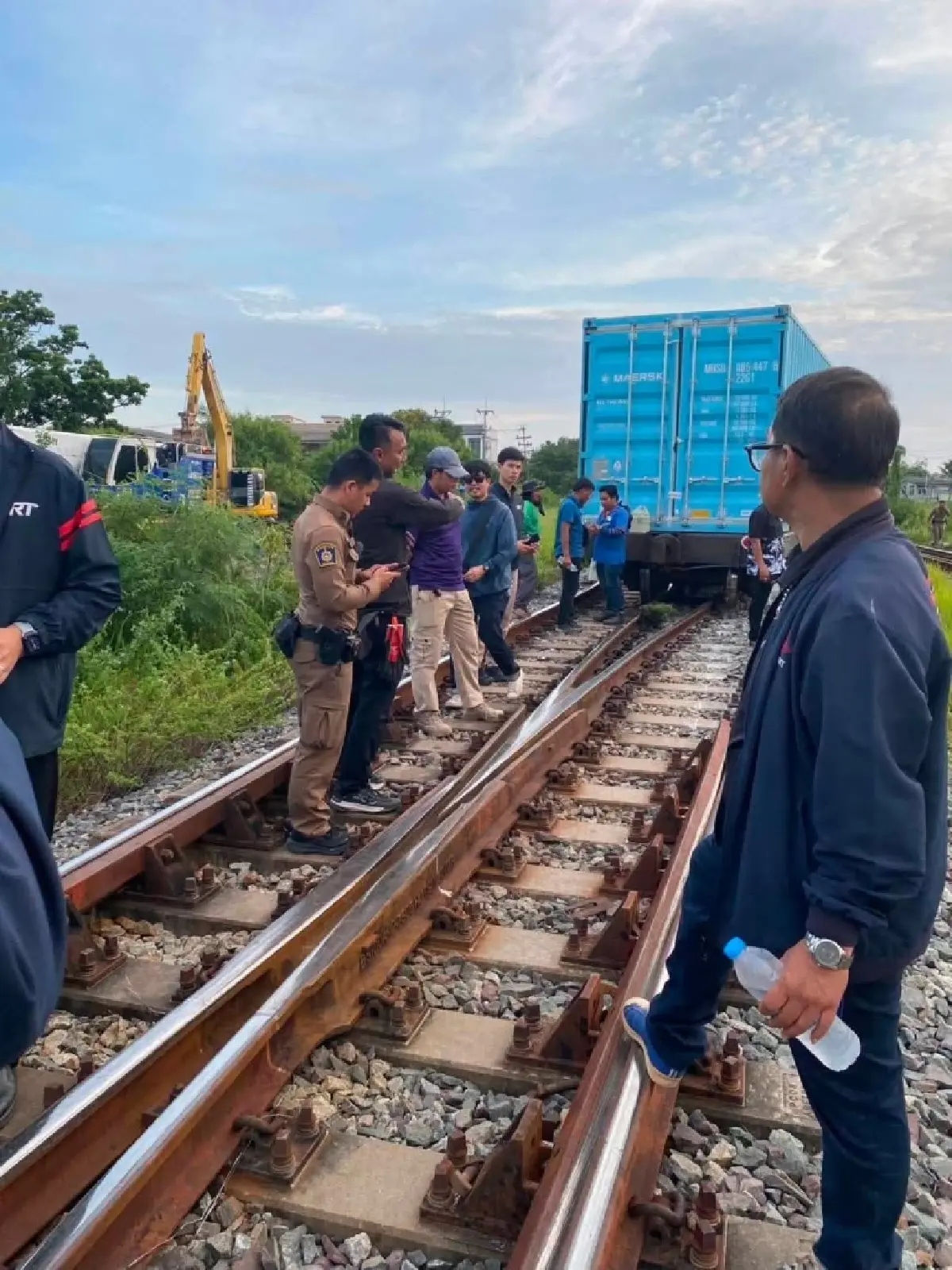 กู้สำเร็จแล้ว รถไฟตกรางชลบุรี แฉเบื้องหลังช็อก น็อตยึดรางหาย 7 ตัว