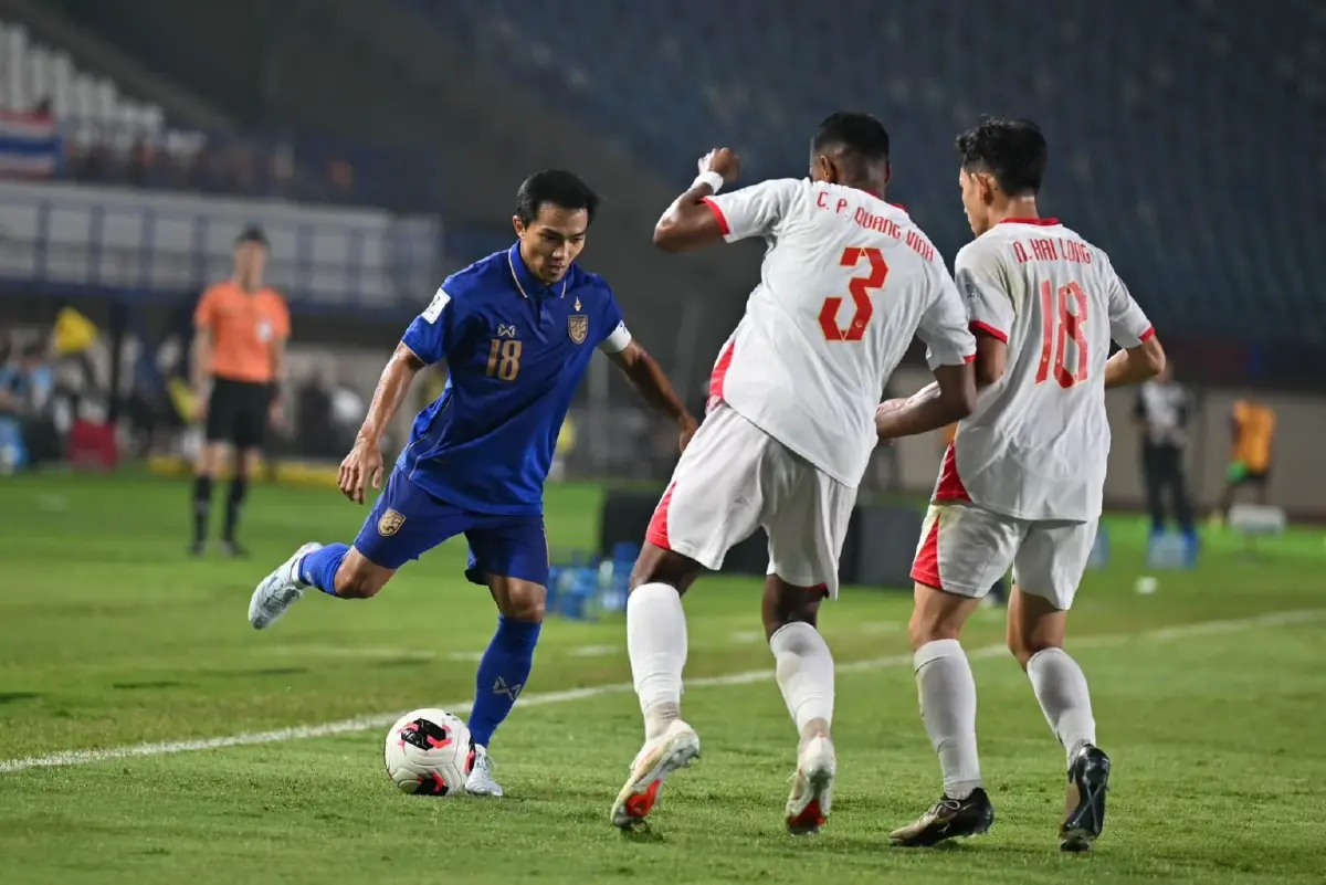 ผลบอล ทีมชาติไทย ชนะ เวียดนาม 2-0 ลิ่วรอบชิงฯ FIFA ASEAN CUP 2026