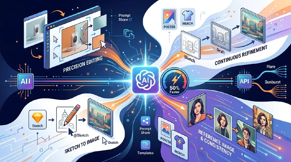 OpenAI เปิดตัว 'ChatGPT Images 2.5' สร้าง-แก้ภาพแม่นยำ เร็วขึ้น 50%
