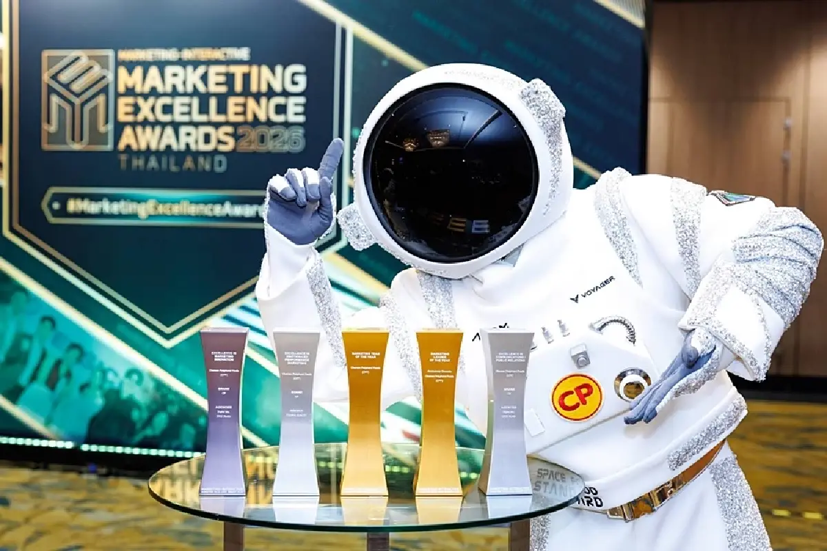 ซีพีเอฟ คว้า 5 รางวัล Marketing Excellence Awards 2026 ครองสองรางวัล Gold