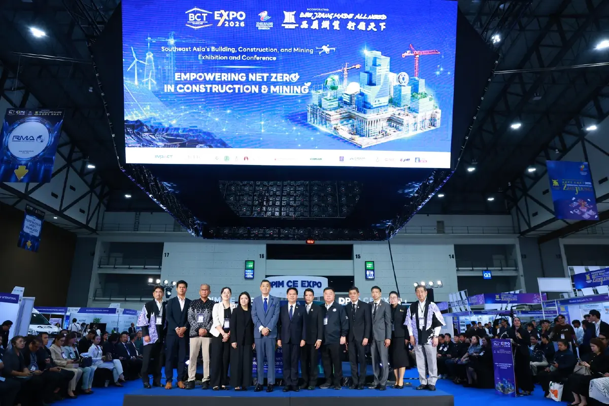 BCT Expo 2026 เปิดฉาก ชูนวัตกรรม Net Zero ดันก่อสร้าง-เหมืองแร่