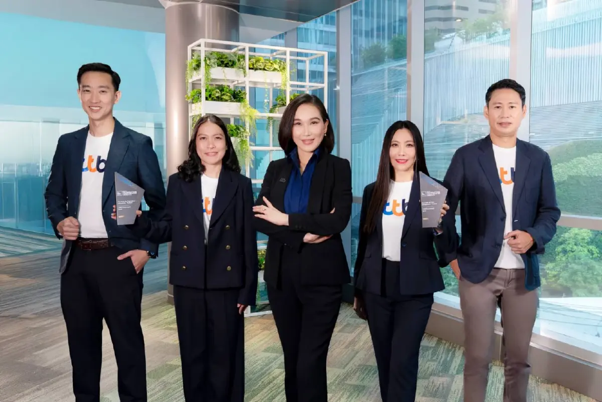 ทีทีบี คว้า 2 รางวัลการเงินระดับโลก ตอกย้ำผู้นำดิจิทัลโซลูชัน หนุนธุรกิจลดต้นทุน-เพิ่มสภาพคล่อง