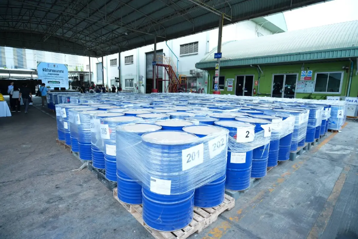 ‘ศุลกากร’ ร่วมกับ ป.ป.ส. ทำลายสารตั้งต้นยาเสพติด 68 ตัน ตัดวงจรไหลกลับแหล่งผลิต