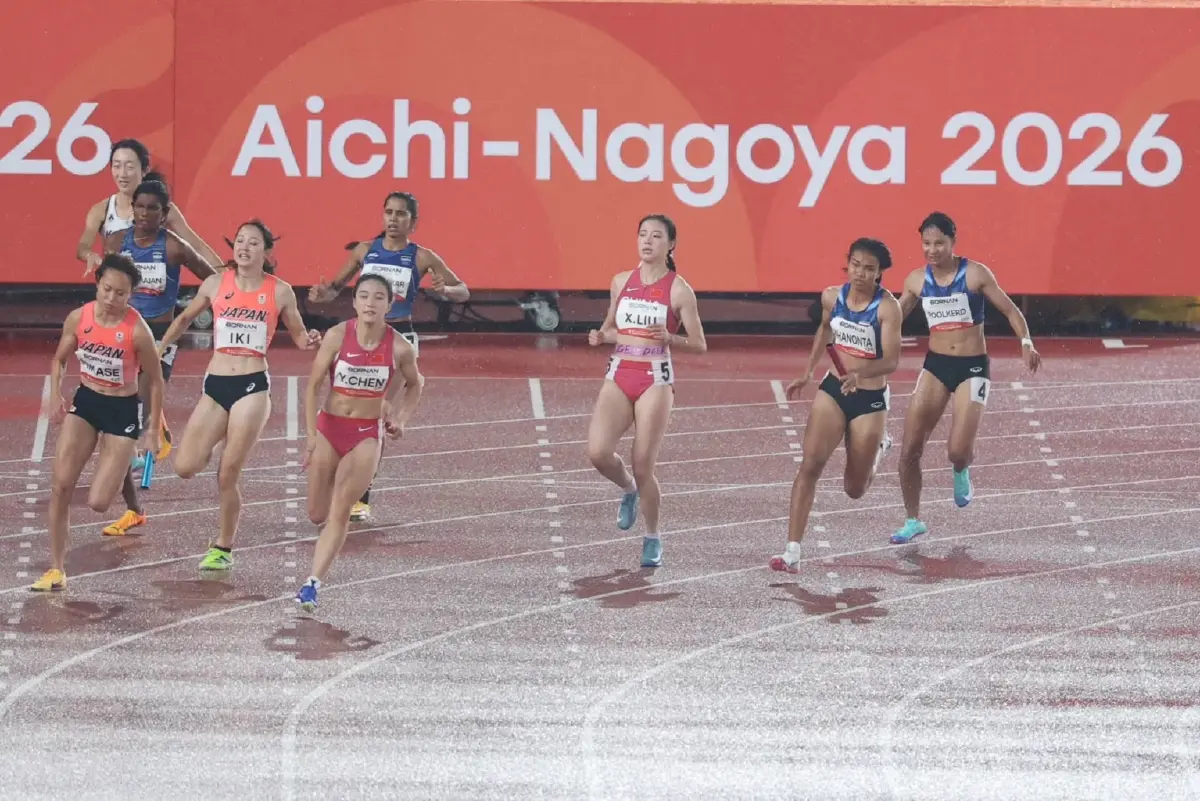 ทีมวิ่งผลัด 4x100 ม. หญิงไทย ผงาดคว้าเหรียญเงิน เอเชียนเกมส์ 2026