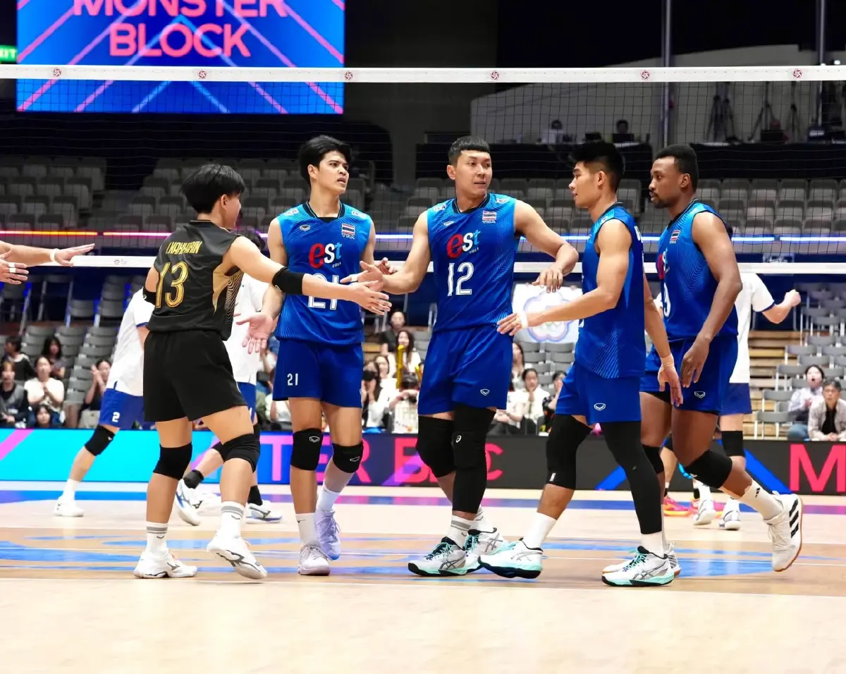 วอลเลย์บอลชายไทยดับซ่า ไชนีส ไทเป 3-2 เซต ผงาดแชมป์กลุ่ม ชิงแชมป์เอเชีย 2026
