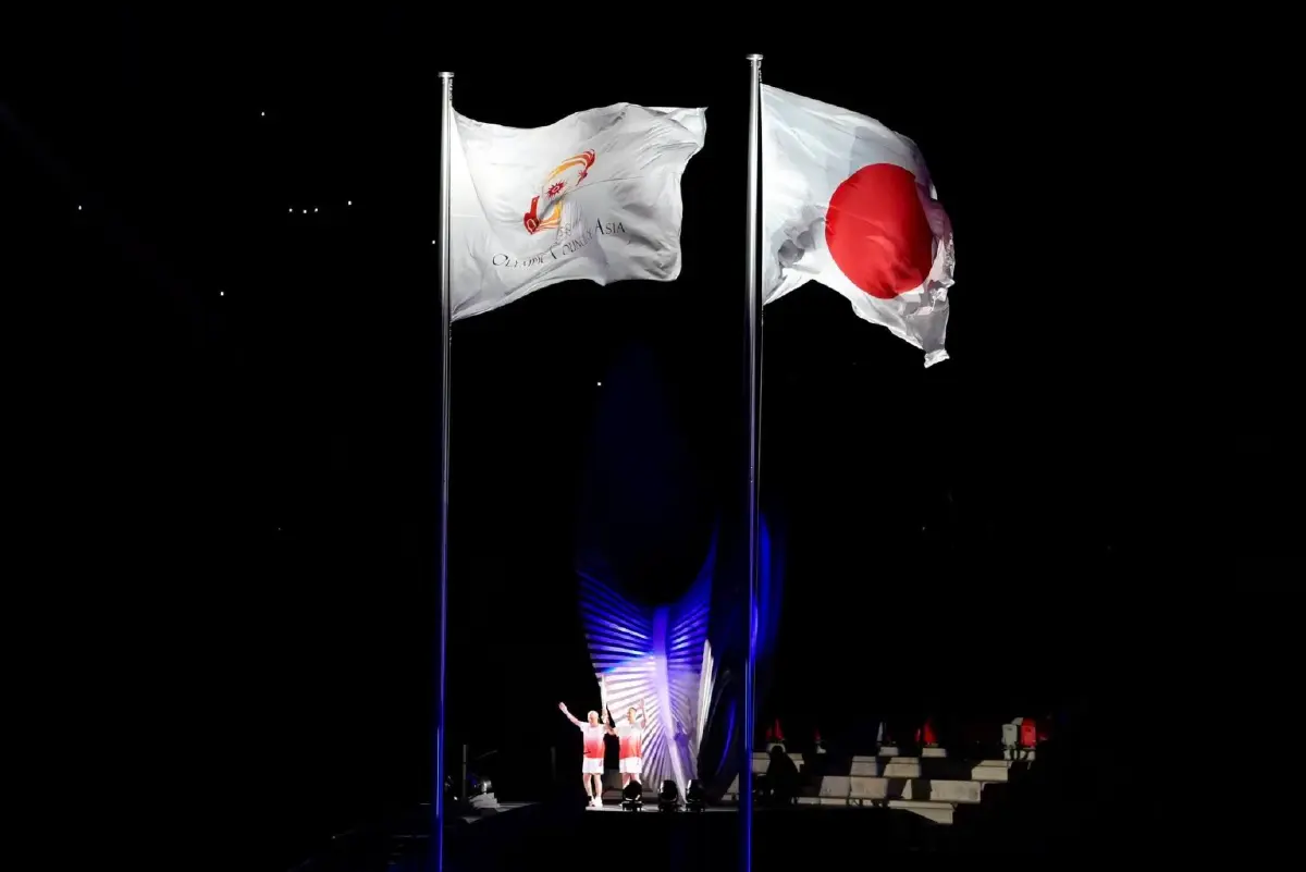 เปิดฉากแล้ว! พิธีเปิดเอเชียนเกมส์ 2026 'ทัดดาว-เฉลิมฉาน' ถือธงชาติไทยนำขบวน